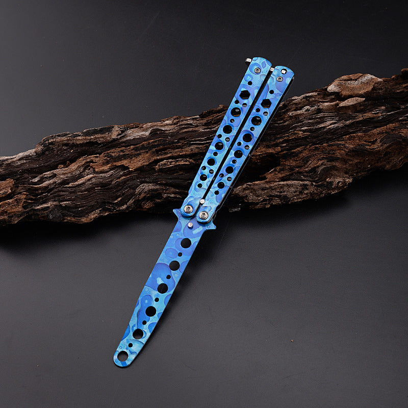 Unsharpened Butterfly Knife Comb Butterfly Knife Tool