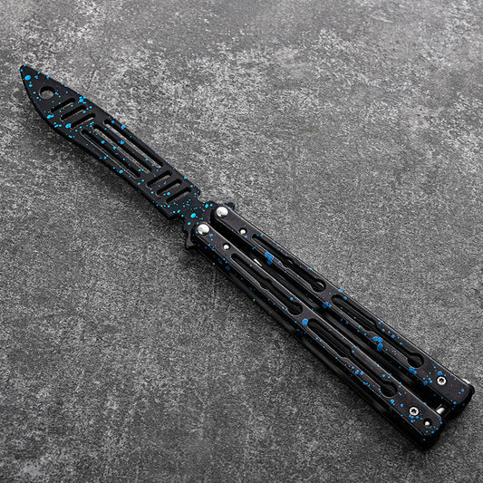 Practice Butterfly Knife Training Toy Swinging Knife All Steel