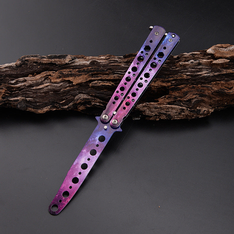 Unsharpened Butterfly Knife Comb Butterfly Knife Tool